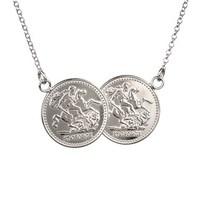 Argento Double Coin Necklace