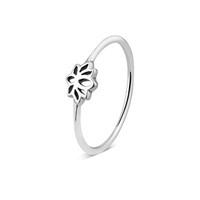 Argento Cut Out Lotus Flower Ring