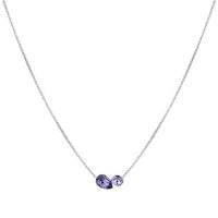 Argento Purple Swarovski Crystal Shapes Necklace