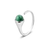 Argento Outlet May Birthstone Malacite Ring
