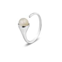 Argento Outlet October Birthstone Mother of Pearl Ring