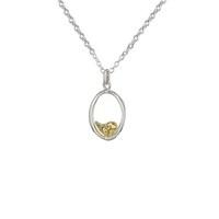 argento lovebirds bird cage necklace