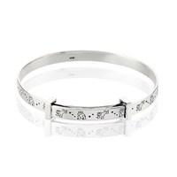 argento leap frog baby bangle