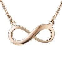 Argento Rose Gold Infinity Necklace