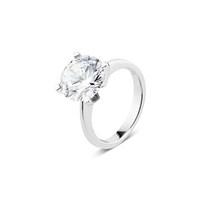 Argento Outlet Solitaire Crystal Ring