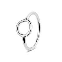 Argento Open Circle Ring