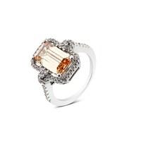 Argento Outlet Galaxy Champagne Rectangle Ring