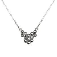 Argento Geo Design Marcasite Necklace