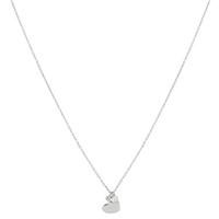 Argento Sparkling Silver Opal Heart Necklace
