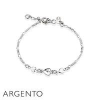 Argento Triple Heart Bracelet