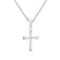 Argento Crystal Cross Necklace
