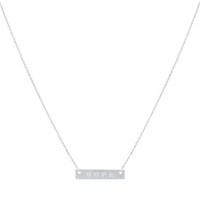 Argento Hope Transcript Necklace