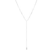 Argento Pink Opal Lariat Necklace