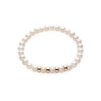 Argento Rose Gold & Pearl Mixed Bracelet