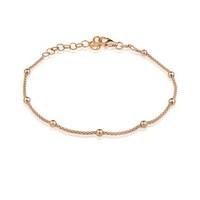 Argento Rose Gold Beaded Bracelet