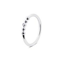 Argento Outlet Silver Ball Crystal Ring
