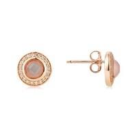 Argento Rose Gold Blush Pink Earrings