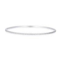 Argento Silver Crystal Bangle