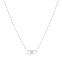 Argento Interlocking Trio of Hearts Necklace