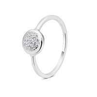 Argento Silver Pave Crystal Ring
