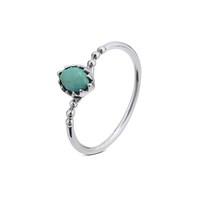 Argento Turquoise Oval Ring
