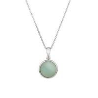 Argento Amazonite Circle Necklace