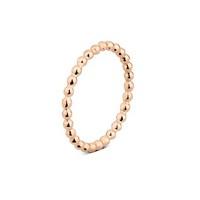 Argento Rose Gold Dotted Stacking Ring