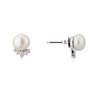 Argento Pearl Tiara Earrings