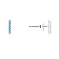 argento turquoise bar earrings