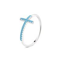 Argento Turquoise Cross Ring