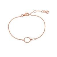 Argento Rose Gold Open Circle Bracelet