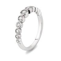 Argento Silver Sparkling Stacking Ring