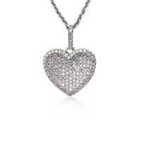 Argento Outlet Galaxy Crystal Heart Pendant