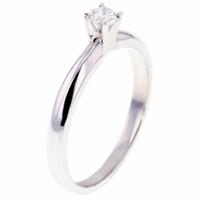 Arctic Circle Diamonds 18ct White Gold 0.15ct Diamond Single Stone Ring UKR1081215