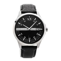 Armani Exchange Mens Two Tone Leather Strap Watch AX2101