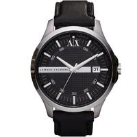 Armani Exchange Mens Two Tone Leather Strap Watch AX2101