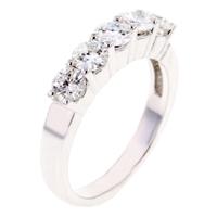 Arctic Circle Diamonds 18ct White Gold 1.00ct Diamond Five Stone Ring UKR10826100