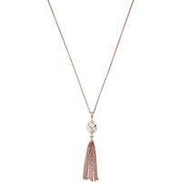 Armani Ladies Rose Gold Ball And Tassel Pendant EGS1673221