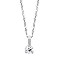 arctic circle diamonds 18ct white gold 030ct three claw solitaire diam ...