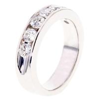 arctic circle diamonds 18ct white gold 097ct diamond channel set seven ...