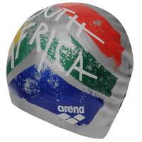 arena country print swimming cap