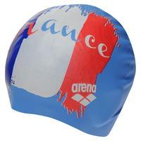 arena country print swimming cap