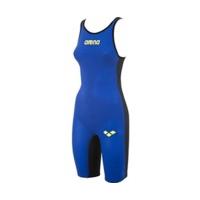 arena powerskin carbon air full body short leg open back electric blue ...