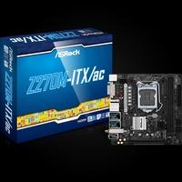 asrock z270m itxac intel z270 lga1151 mini itx