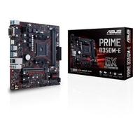 Asus Prime B350M-E, AMD B350, AM4, Micro ATX, 2 DDR4, VGA, DVI, HDMI, LED Lighting