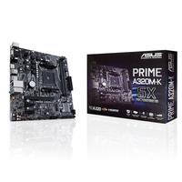 Asus PRIME A320M-K, AMD A320, AM4, Micro ATX, 2 DDR4, VGA, HDMI, M.2, RAID, LED Lighting
