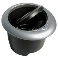 Ashtray black/grey round CP