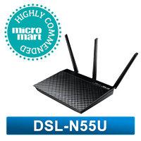 ASUS DSL-N55U Black Diamond Dual-Band Wireless-N600 Gigabit ADSL Router