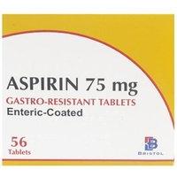 Aspirin 75 Mg Gastro-resistant Enteric Coated- 56 Tablets