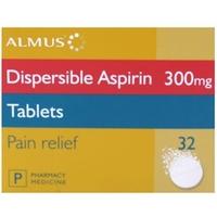 Aspirin Dispersible Tablets 300mg